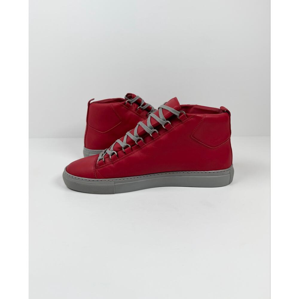 Size 44EU/11US - Balenciaga Arena Red Grey High Top - Picture 6 of 8
